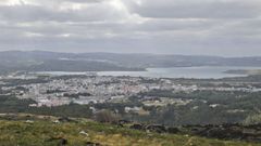 Vista a�rea de As Pontes