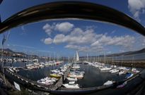 El N�utico Portos�n es el �nico en Galicia que tiene bandera azul desde que se implantaron. 