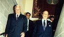 Gallego Fernndez y Manuel Fraga, en Santiago en 1995