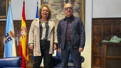 Marisol Borrajo y Jos Manuel Baltar estuvieron reunidos en Ourense.
