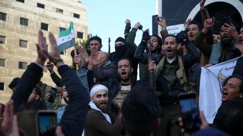 Los rebeldes celebran en Homs 