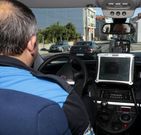 Control de radar de la Polic�a Local de Carballo. 