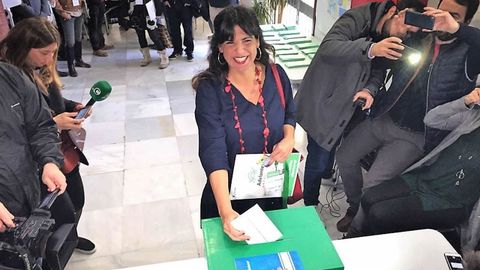 Elecciones en Andalucia. Teresa Rodríguez