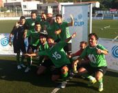 Baiona coron� ayer a los gandadores de la Galicia F7 Cup.
