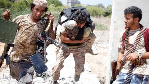 Combates contra Estado Isl�mico en la localidad libia de Sirte