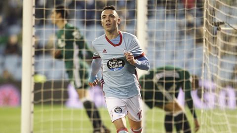 Celta-Betis (3-2) en Primera el 29 de enero del 2018.  