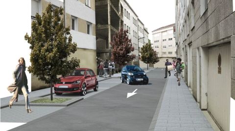 Imagen virtual del aspecto de la calle una vez que se ejecute la reforma