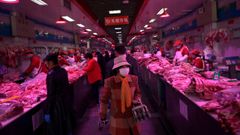 El mercado de Xinfadi, en Pek�n