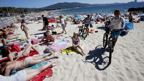 Playa de Argazada, pr�xima a Samil, en Vigo