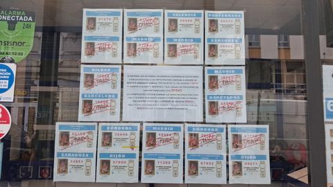 La administraci�n de loter�a La Fortuna ha colocado un comunicado este mi�rcoles avisando del error en el n�mero de la participaci�n