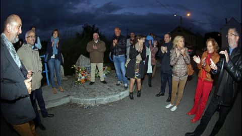 Homenaje a los mártires de Cans en Porto do son