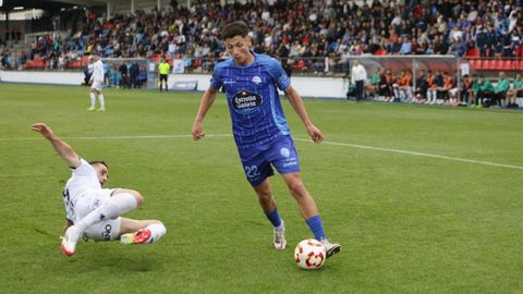 Jugada de Jairo, que dio la gran asistencia de gol a Carbonell.
