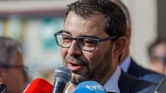 Eugenio Garc�a, el padre de Olivia, en Torrecaballeros