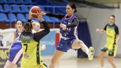 Soriano en una acci�n defensiva ante el Picken Claret el pasado curso.