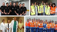 Los diferentes cuerpos de emergencias que colaboraron tras el accidente de Santiago