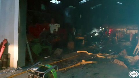 Incendio en Las Regueras