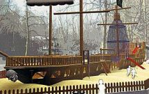 Imagen que difundi� en el 2010 el Concello de lo que iba a ser el proyectado Parque Pirata de Castrelos. 
