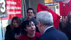 As� recibieron los trabajadores a Brauli Duart