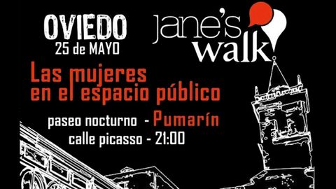 El cartel promocional del primer Paseo de Jane en Asturias