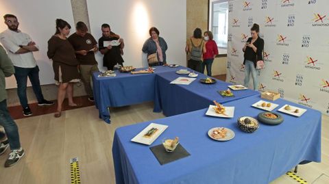 Presentacin de Degustatapas Sanxenxo, en la sala Nauta