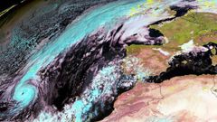 El hurac�n Ophelia afect� a Galicia en octubre del 2017