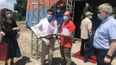Visita de miembros del gobierno municipal a Benposta