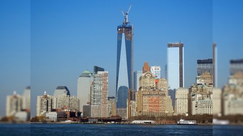 ONE WORLD TRADE CENTER (Nueva York) - El rascacielos ms alto de Estados Unidos, erigido como una suerte de homenaje a las destruidas Torres Gemelas, tiene 104 plantas y 541 metros de altura