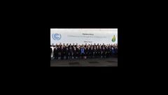 Foto de familia de los firmantes del Acuerdo de Par�s contra el cambio clim�tico, en el 2015.