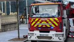 Imagen de archivo de una intervenci�n de los bomberos de A Coru�a