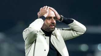 El entrenador del Celta, Claudio Giráldez, durante el duelo de Europa League ante el Ludogorets.