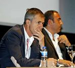Luis Alcaraz y Alberto Argibay, ayer en el congreso.