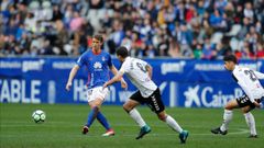 Real Oviedo Albacete Hidi Carlos Tartiere.Hidi, en el partido frente al Albacete