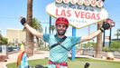 Lucas lvarez a su llegada a la ciudad estadounidense de Las Vegas