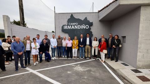 Inauguraci�n del campo de f�tbol de Vimianzo, renovado y con nuevo nombre, en el pasado mes de octubre