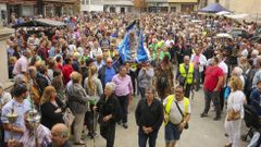 Multitudinaria romer�a de Os Milagros de Cai�n