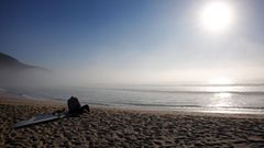 Playa de Mar de Fra, en Fisterra