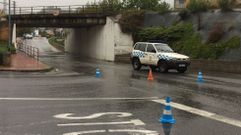 El acceso por Veigamui�os est� cerrado al tr�fico