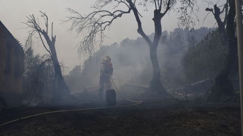 Incendio en Quiroga