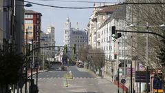 En la fotograf�a, vista de la carretera de Castilla.