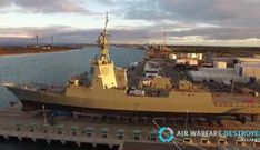 El primer destructor ser� puesto a flote en una ceremonia oficial en los astilleros de ASC en Adelaida. 