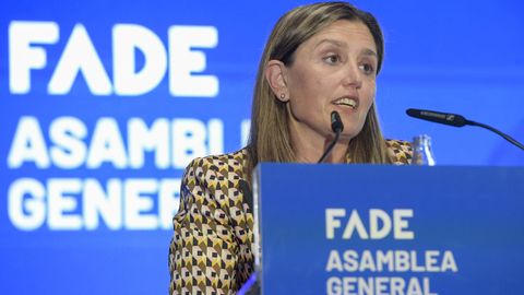 La presidenta de la Federacin Asturiana de Empresarios (FADE), Mara Calvo