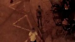 Peleas y carreras ilegales en el barrio de A Ponte