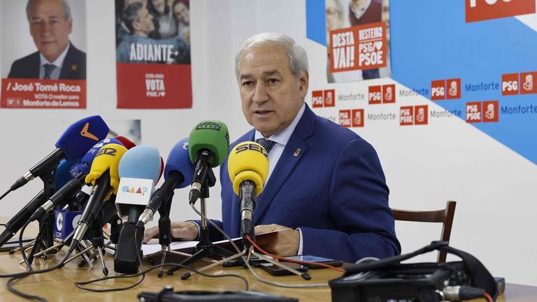 Jos Tom presenta su dimisin como presidente de la Diputacin de Lugo tras las denuncias por acoso sexual