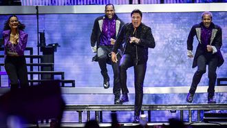 El artista Chayanne en una imagen de uno de sus conciertos