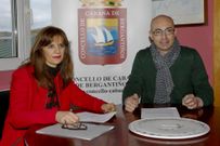 Vilela y Mu��o, ayer, presentando el programa del congreso. 