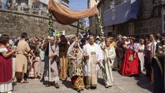 La Voda Xudea es uno de los momentos destacados de la Festa da Istoria de Ribadavia
