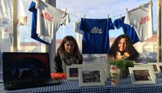 Leticia Recarey e Laura Nant�n, no estand da Aldea do Couto, na Mostra Asociativa Galicia-Norte de Portugal