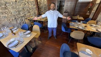 Antonio Novas mont� el restaurante Trasmallo hace algo m�s de dos a�os
