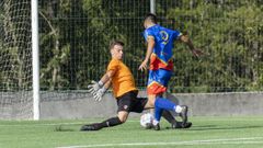 Imagen del partido en O Carral