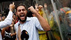 Juan Requesens, en un acto en el 2017 en Caracas